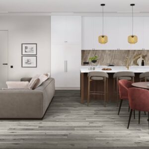 LVT ламинат DAMY FLOOR Дуб Состаренный Серый/Aged Gray Oak T7020-5D — LVT